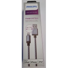 Philips Apple Lightning Cable 1.2m Silver
