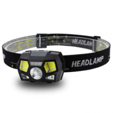 Ultralight 6W COB LED Rechargeable Head Torch