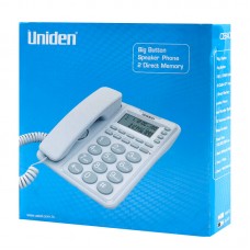 Uniden CE6409 Big Button Corded Phone White