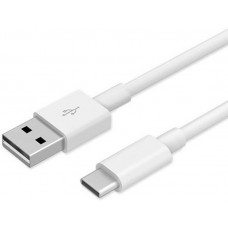Acqua 1 Metre USB Type C Sync & Charge Data Cable White