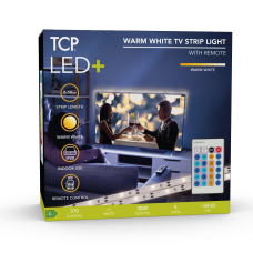 TCP LED Tape Light TV W/White USB 1M