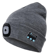 Homesound LED Rechargeable Bluetooth Beanie with Built-In Light
