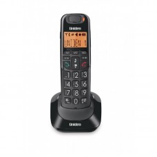 Uniden AT4105 Big Button Big Numbers and Audio Boost Cordless Phone Black